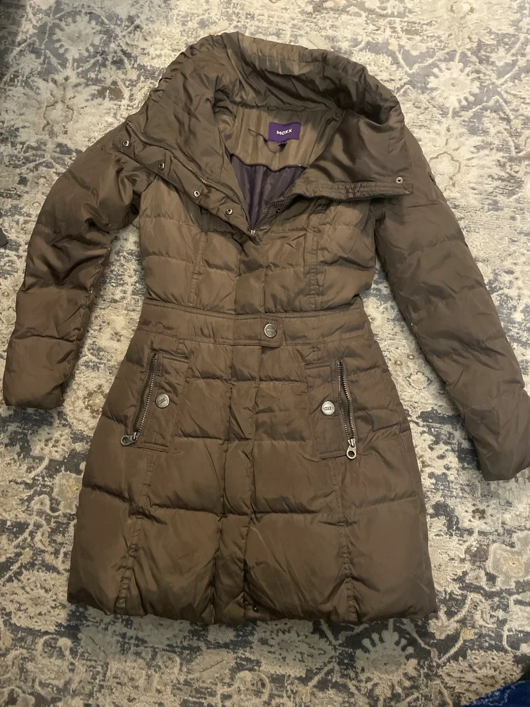 Mexx Brown Puffer Coat - Size S