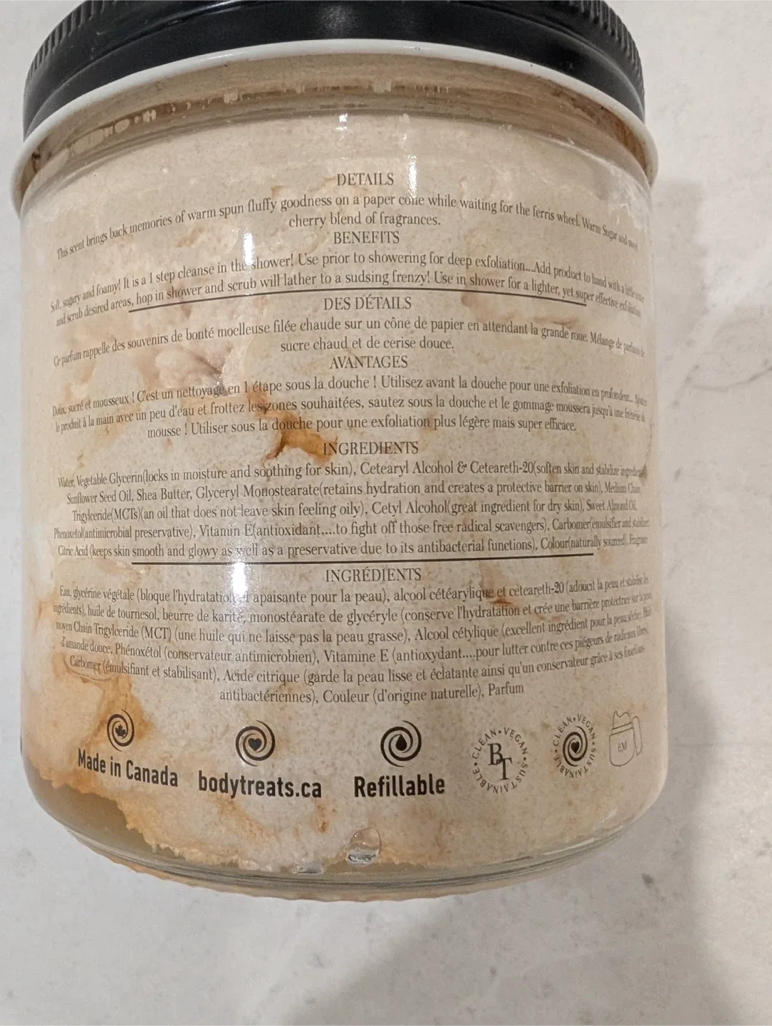 Body Treats Cotton Candy Foamy Sugar Scrub image indicator(2)