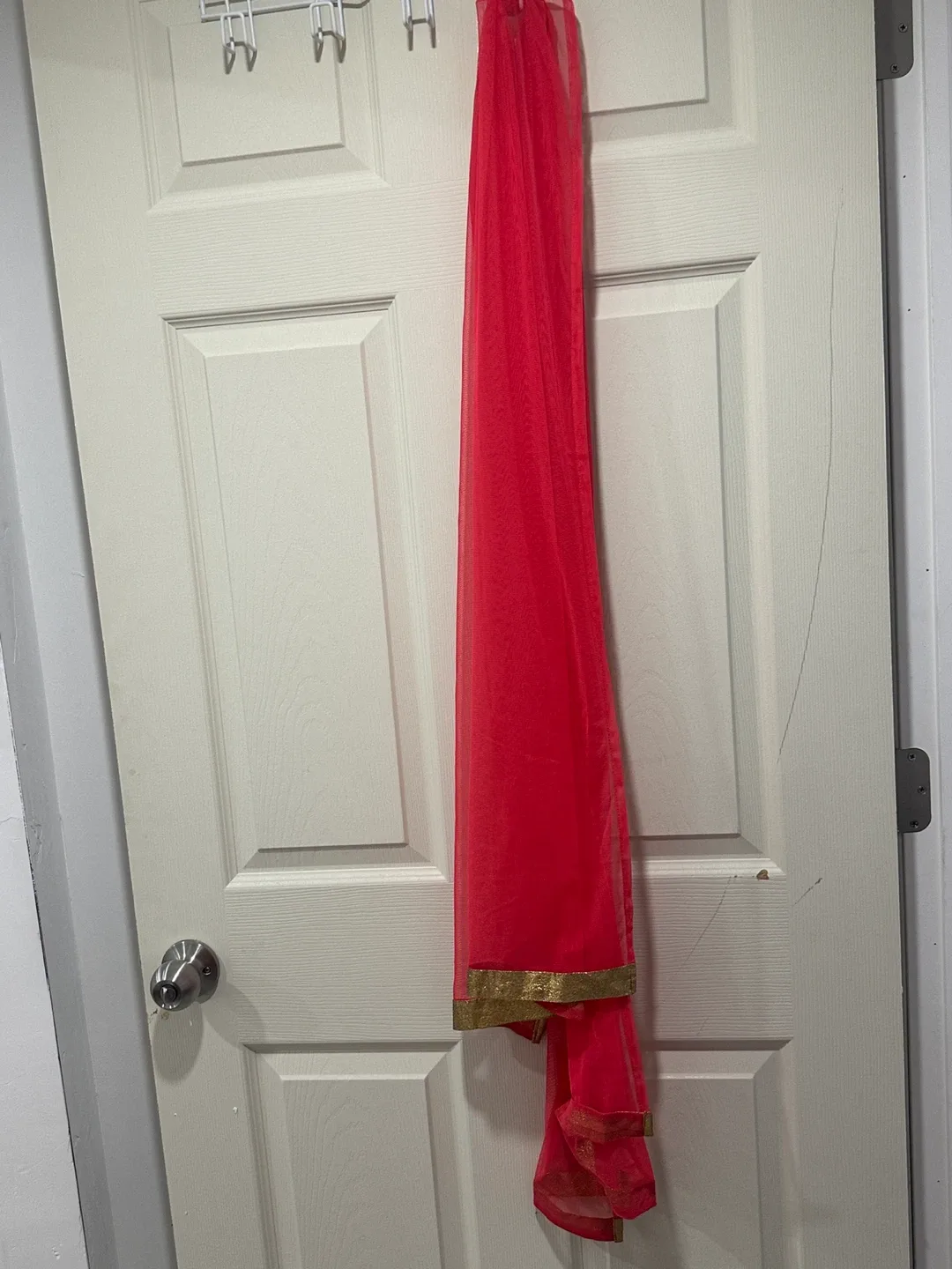 Red & Gold Anarkali Dress image indicator(5)