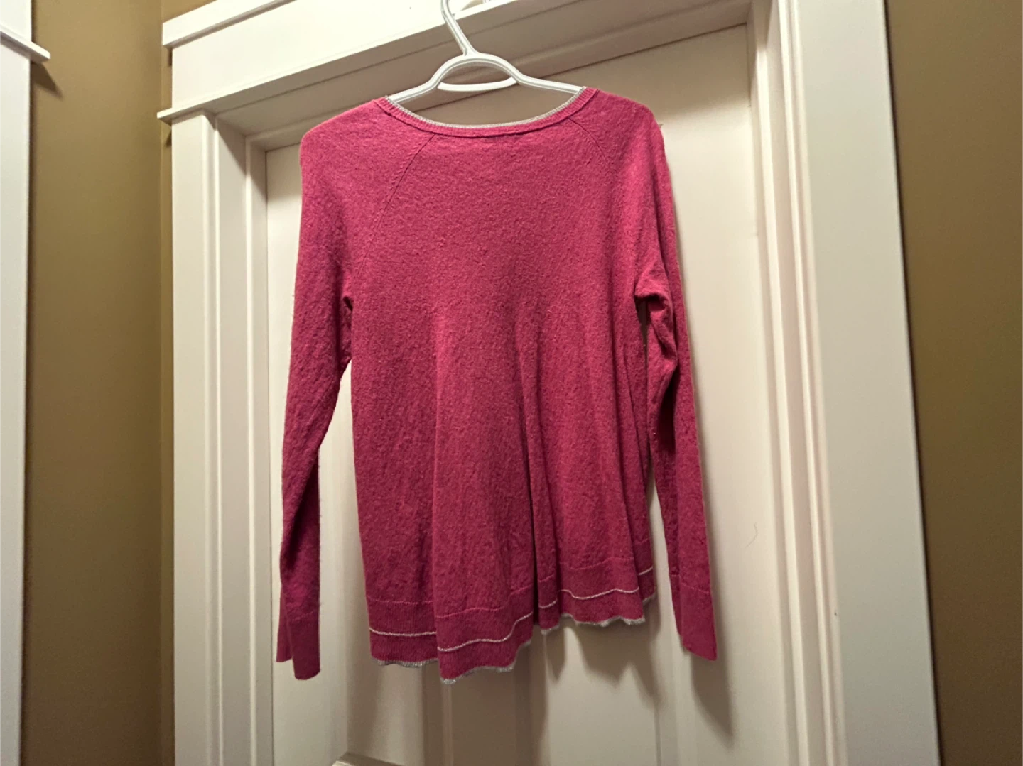 Olsen Europe Pink Wool Blend Sweater - Size S - photo 3