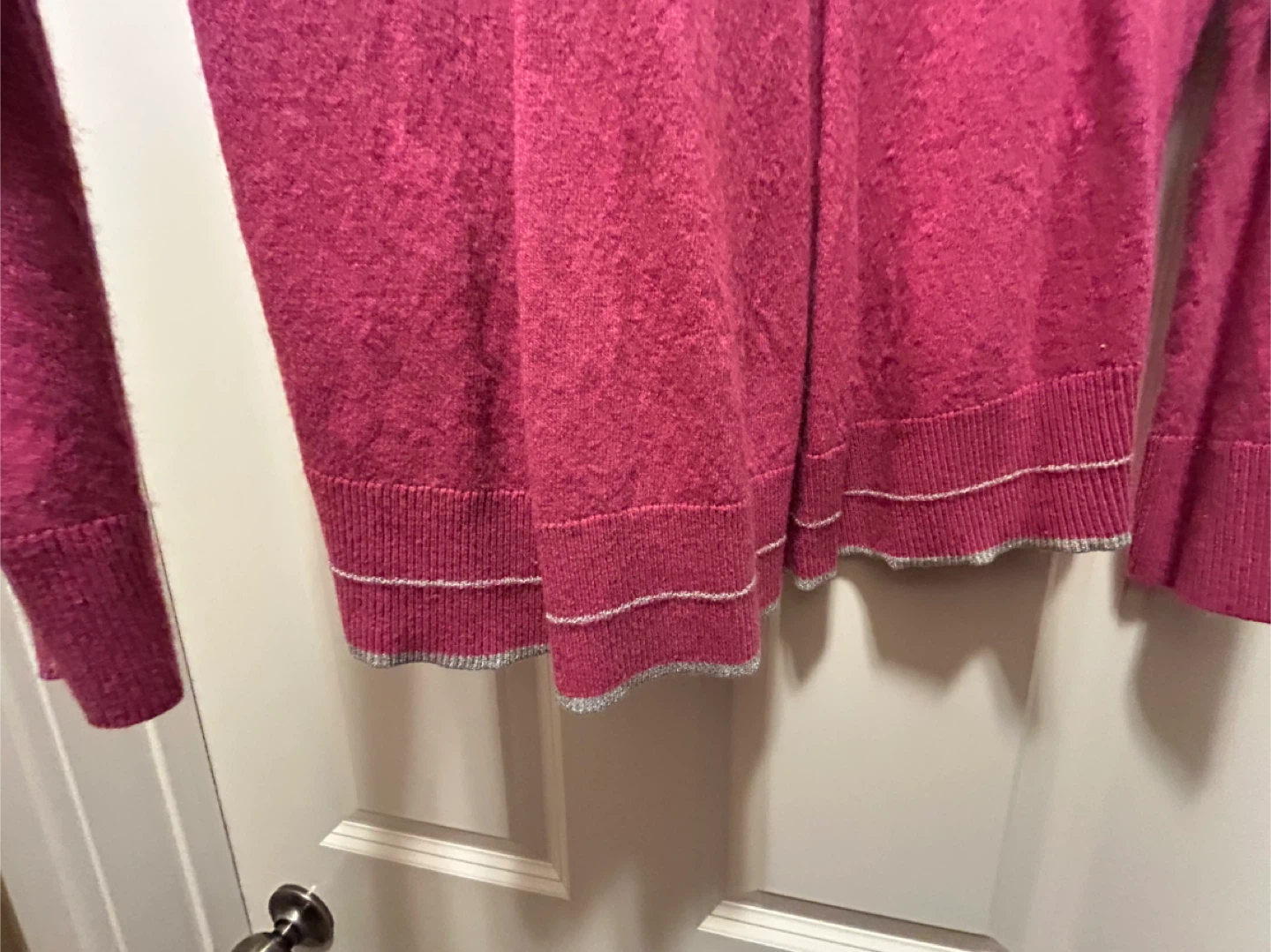 Olsen Europe Pink Wool Blend Sweater - Size S - photo 5