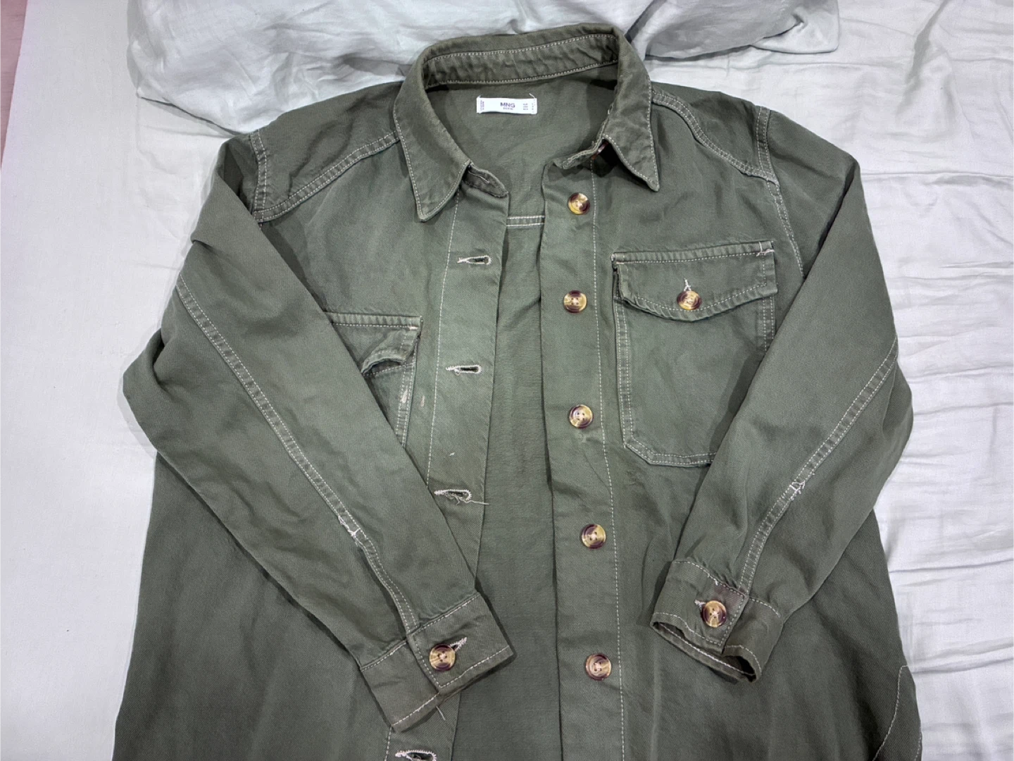 Mango Olive Green Jacket - photo 2