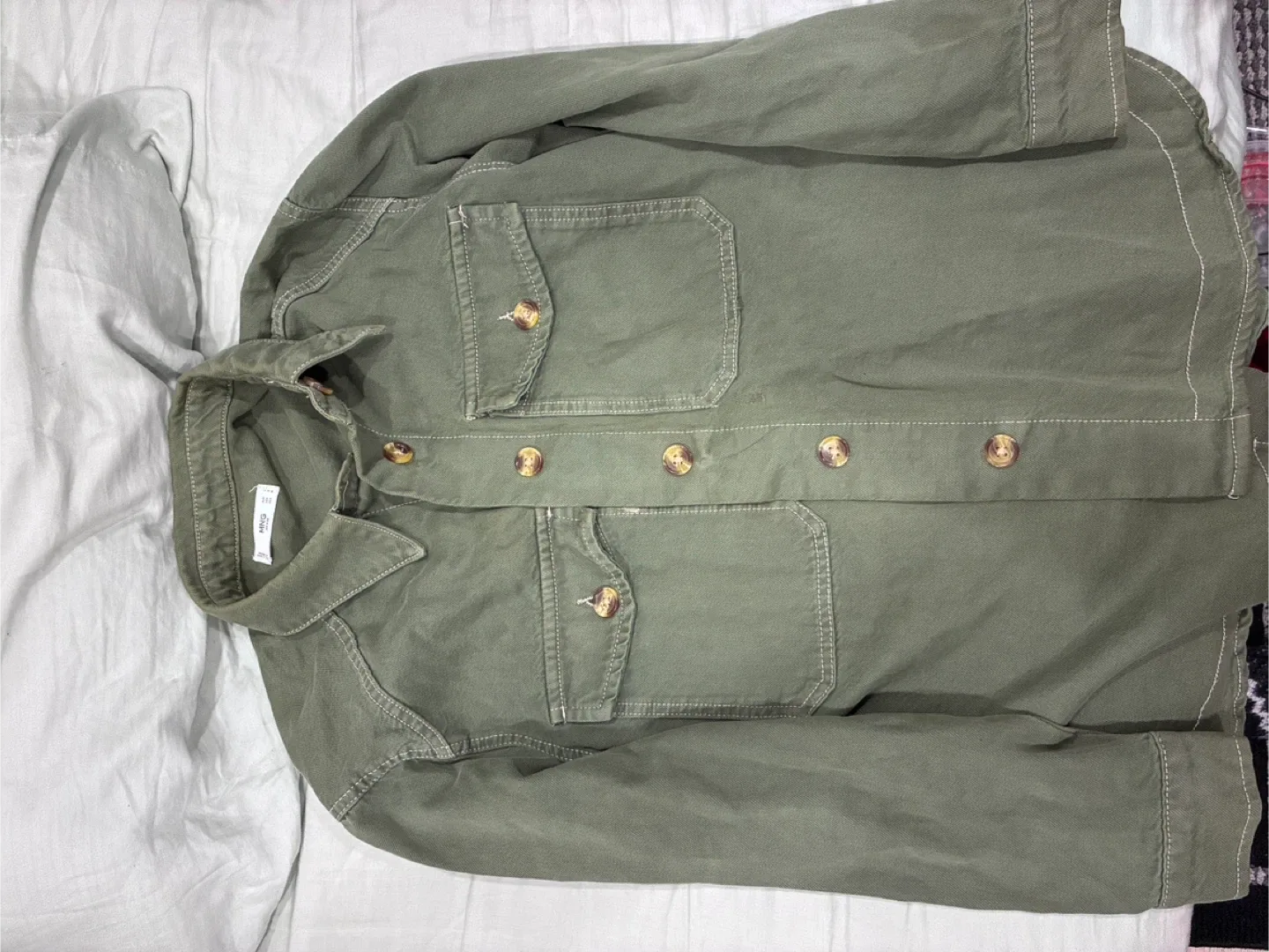 Mango Olive Green Jacket