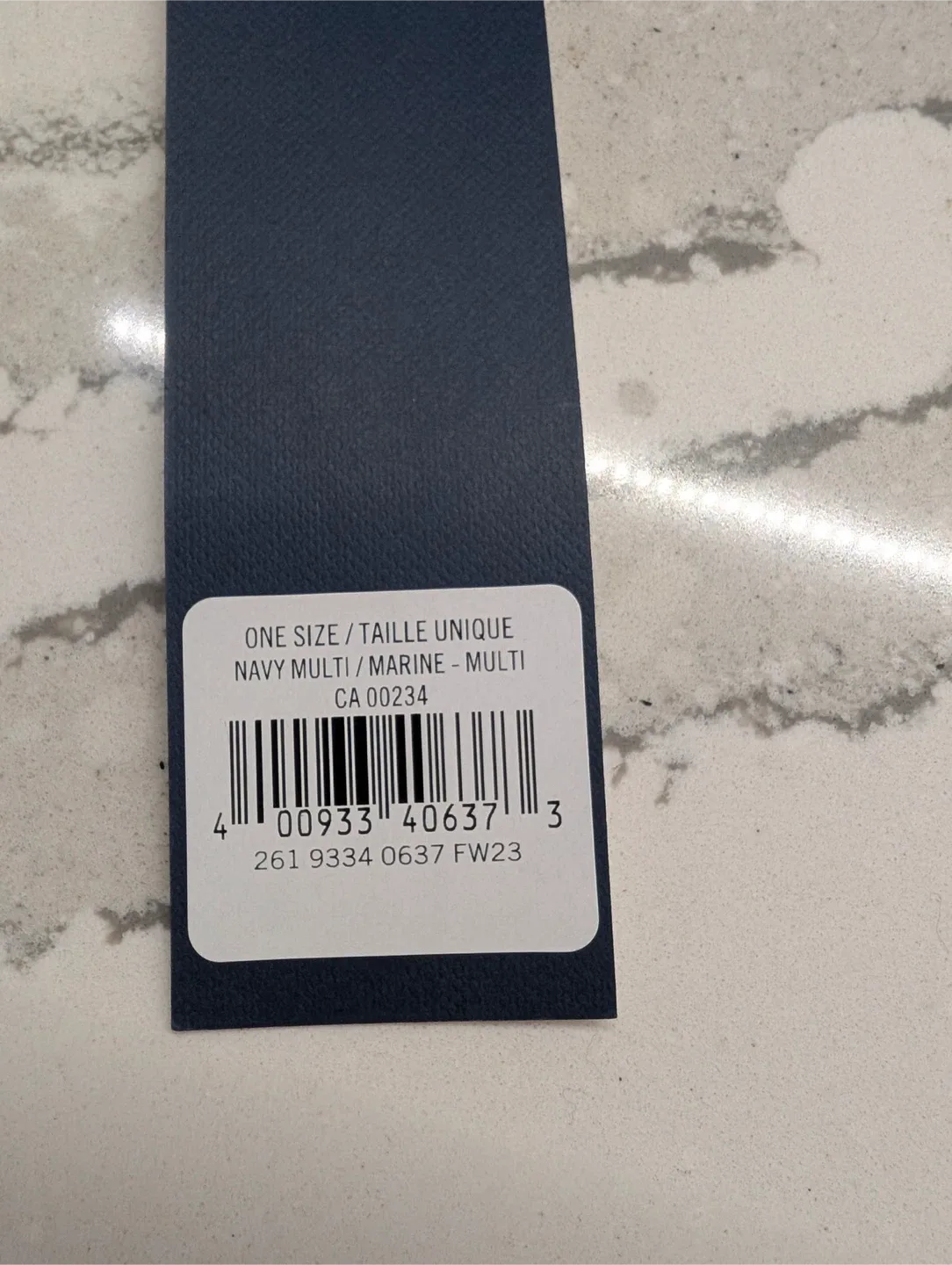 HB Stripes Navy Multi Pom Pom Beanie - New! image indicator(3)