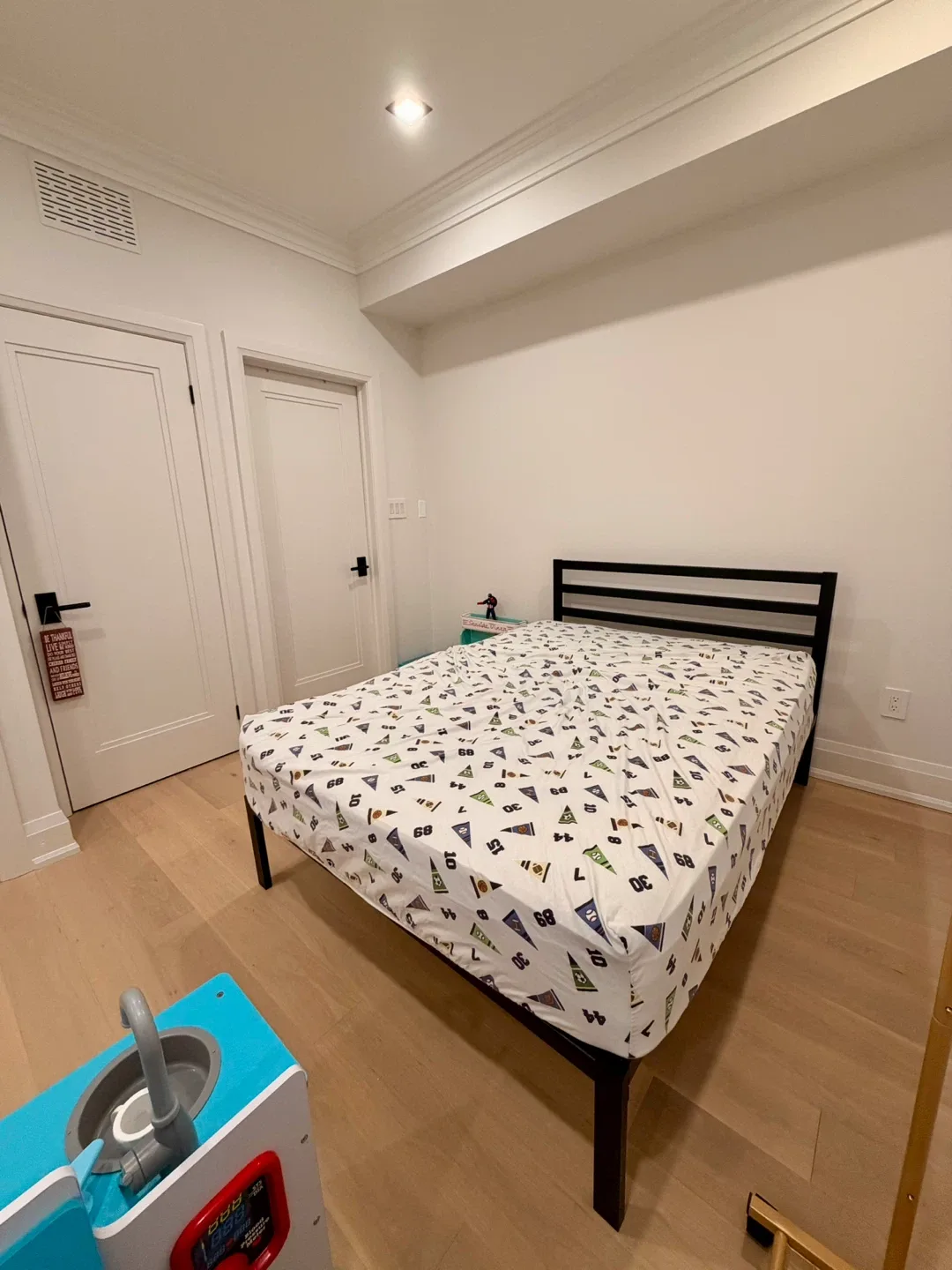 Double Bed Frame and Mattress