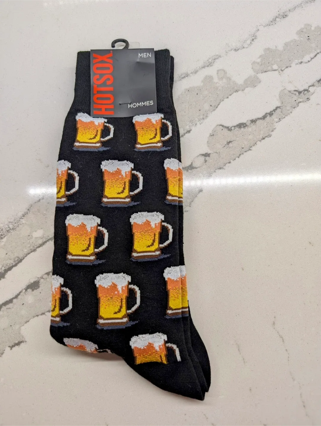 Hot Sox Men's Beer Mug Socks - New
