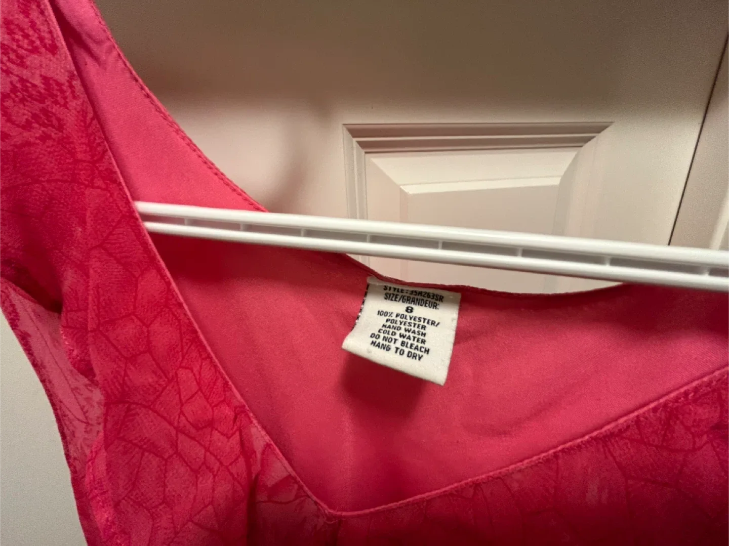 Size 8 Pink Maxi Dress image indicator(2)