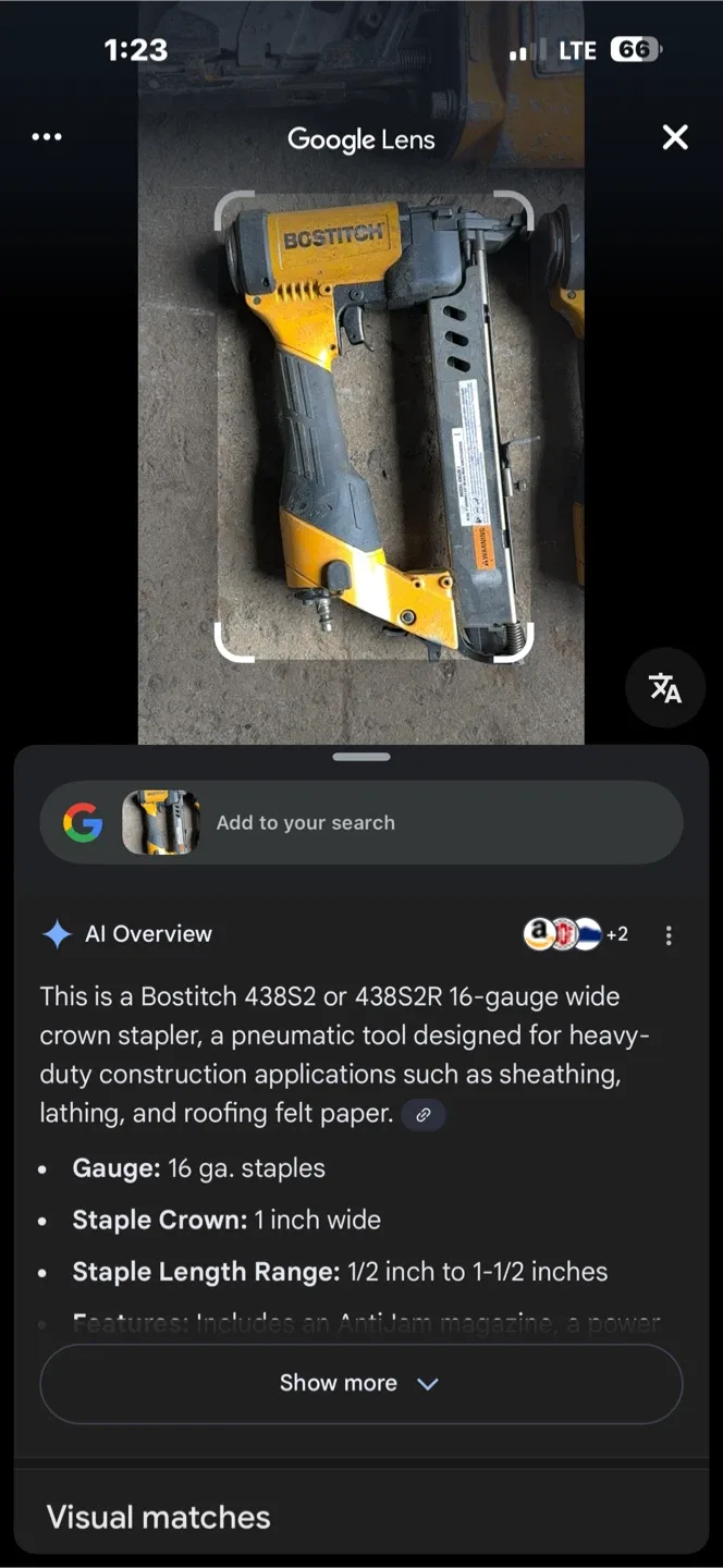 Bostitch 438S2R 16-Gauge Stapler image indicator(5)