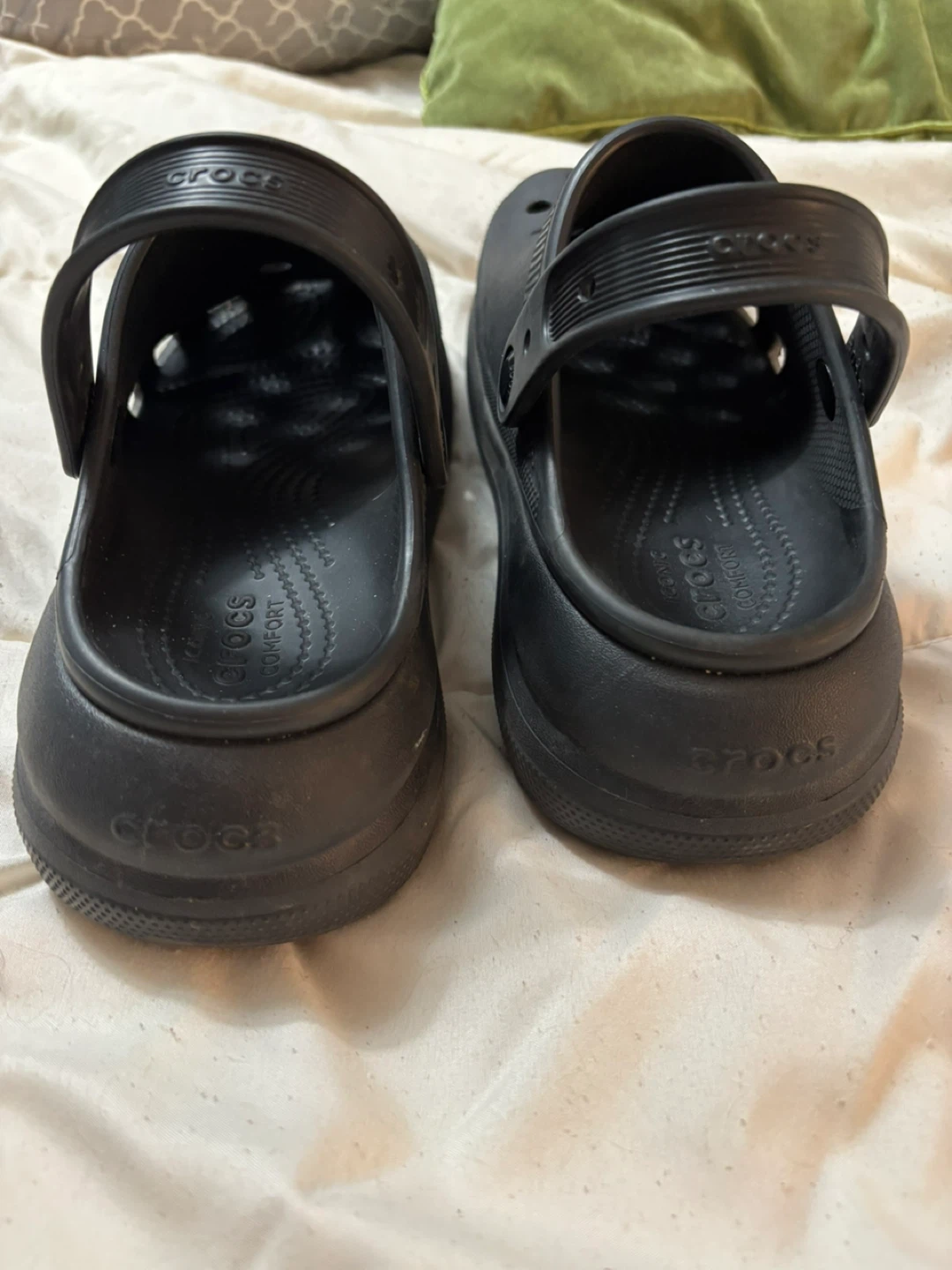 Black Crocs Platform Clogs - photo 4