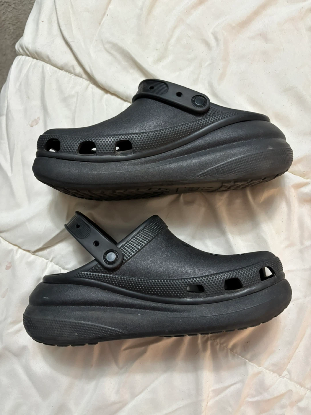 Black Crocs Platform Clogs - photo 2