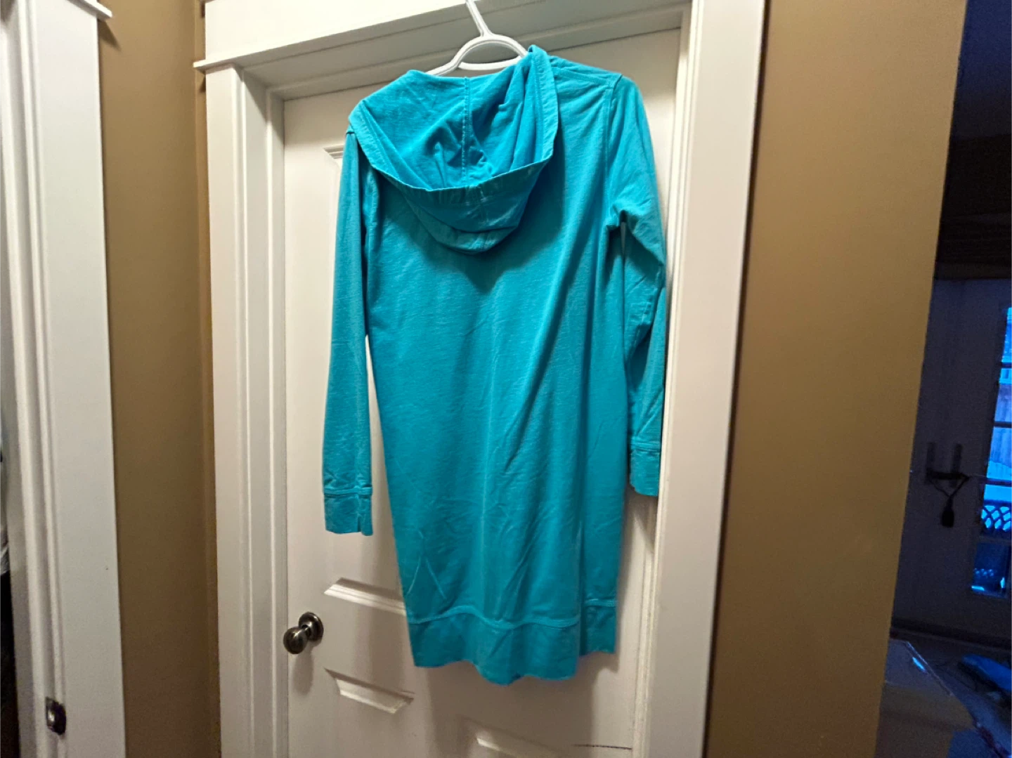 Medium ..Hooded Cover-Up Dress - Turquoise - photo 2