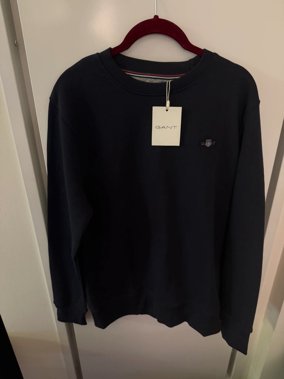 New GANT Evening Blue Crew Neck Sweatshirt - Size M - photo 3