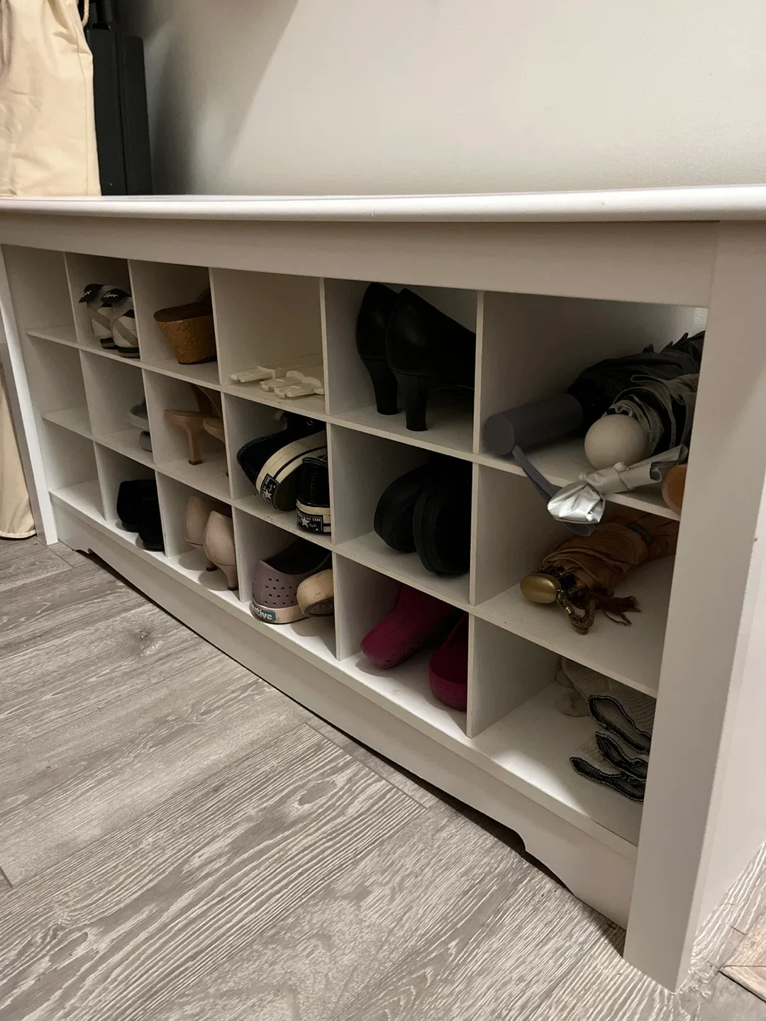 White Shoe Storage Cabinet #Cleanout image indicator(2)