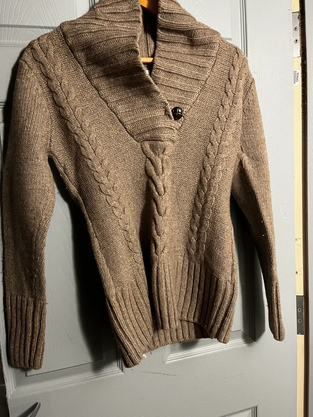 H&M L.O.G.G. Brown Knit Sweater - Size L