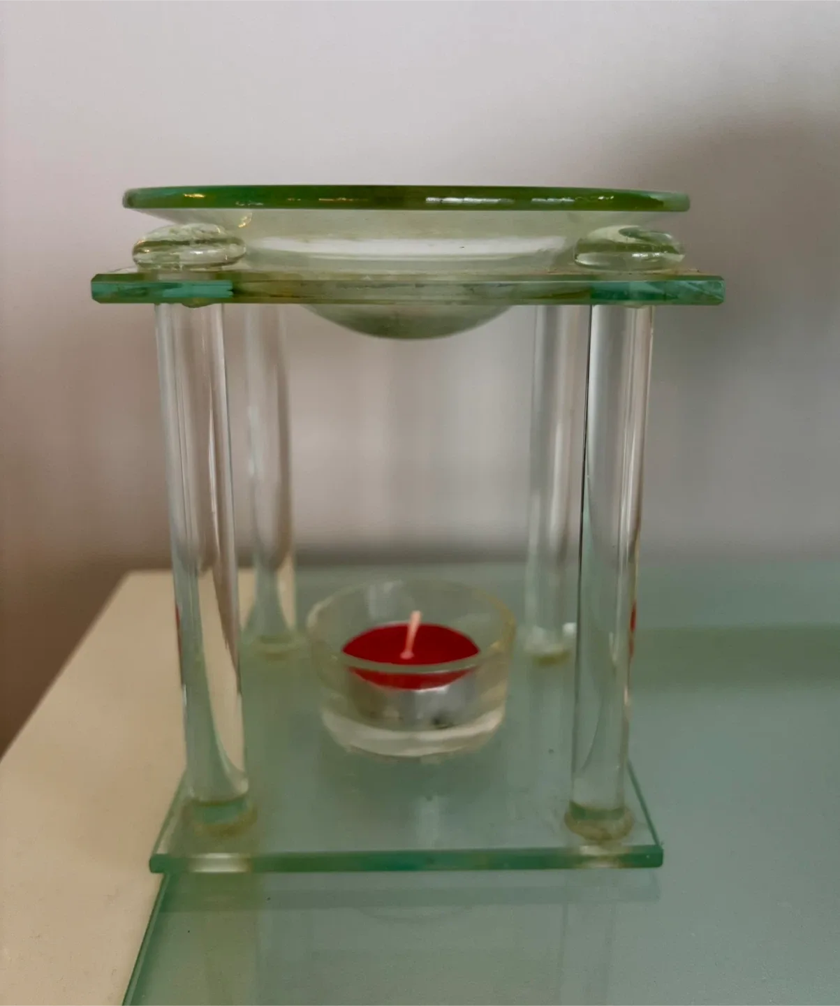 Glass Candle Essential Oil Warmer #Cleanout