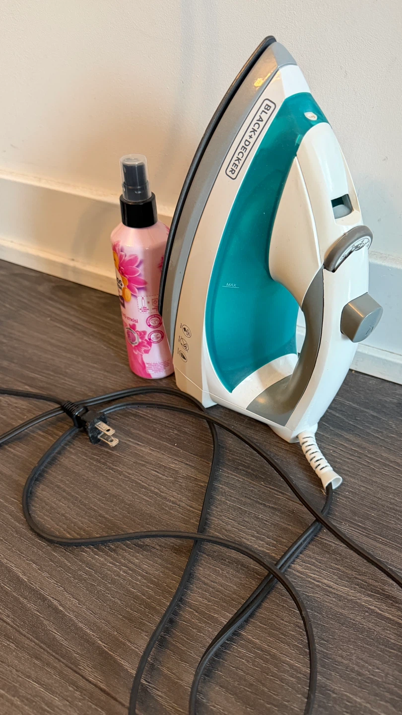 Black+Decker Iron + Fabric Freshener Spray – $5 (Cash Only)