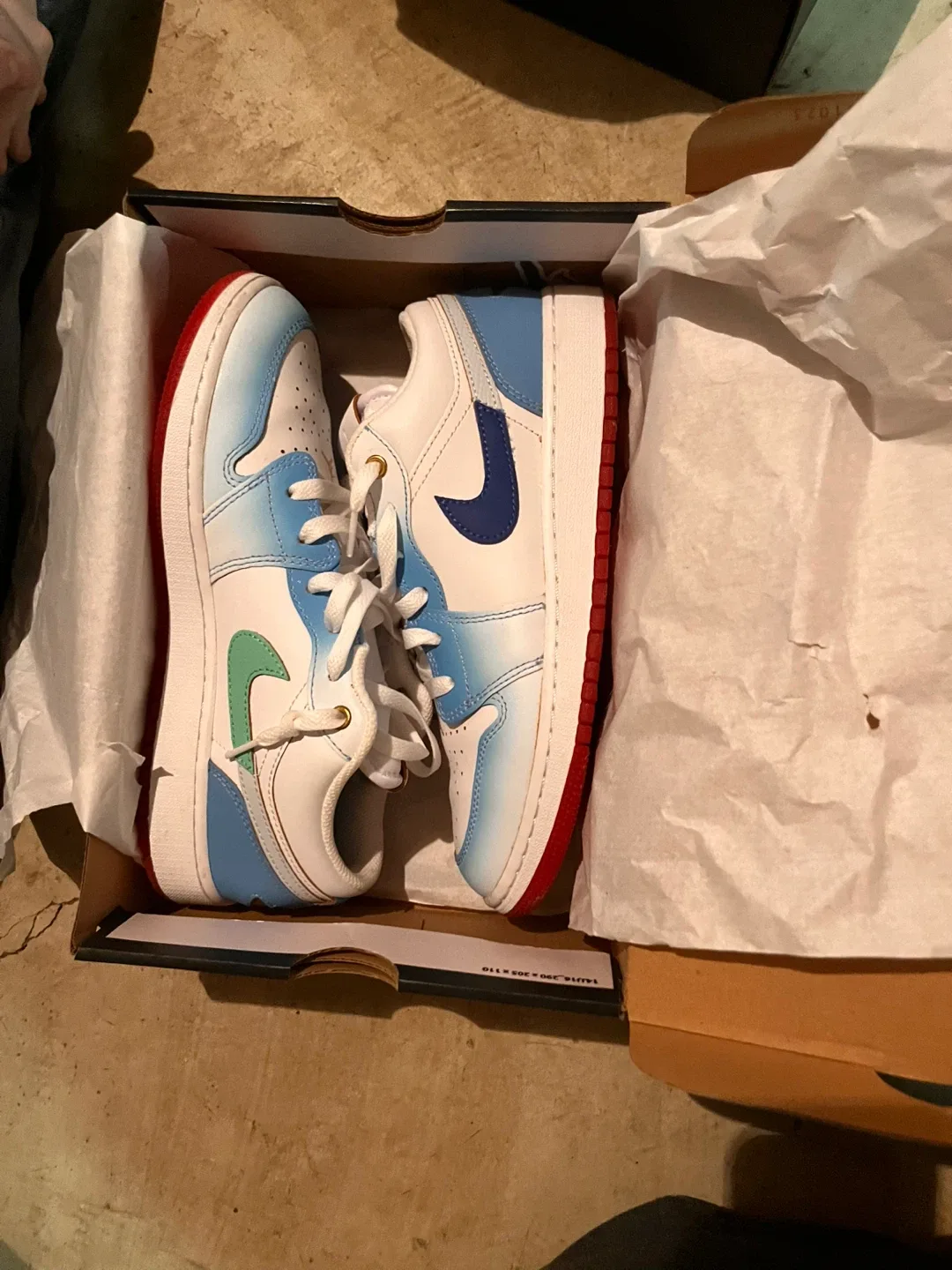 Nike Air Jordan 1 Low Blue/White