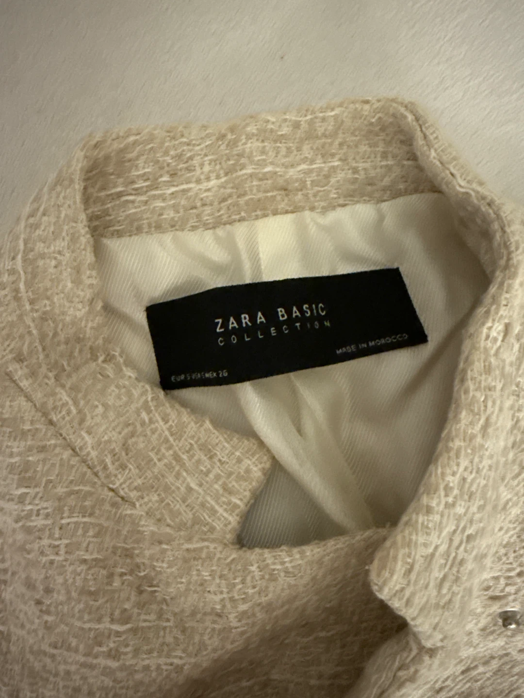 Zara Collection Beige Coat Size S - photo 2