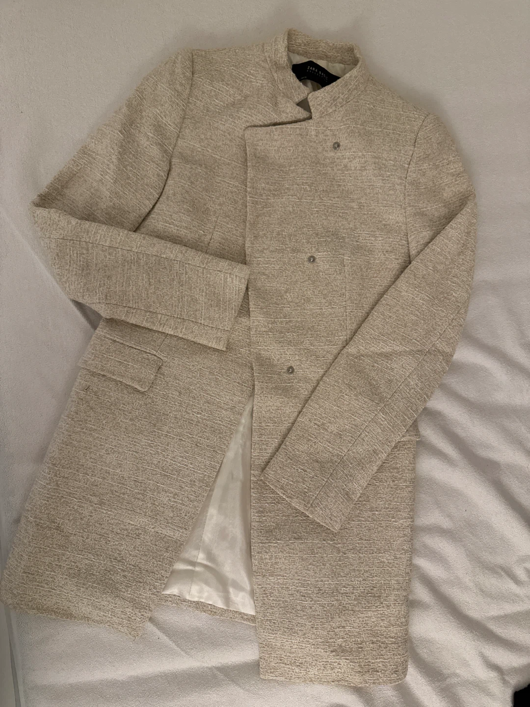 Zara Collection Beige Coat Size S