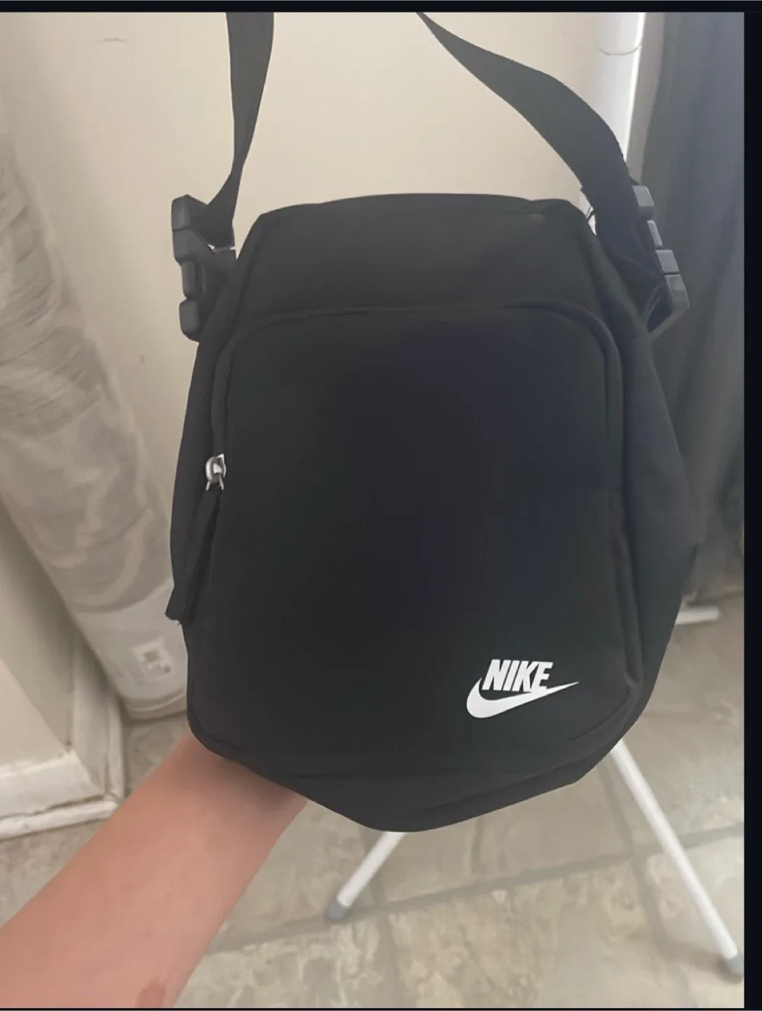Nike Black Heritage Crossbody Bag