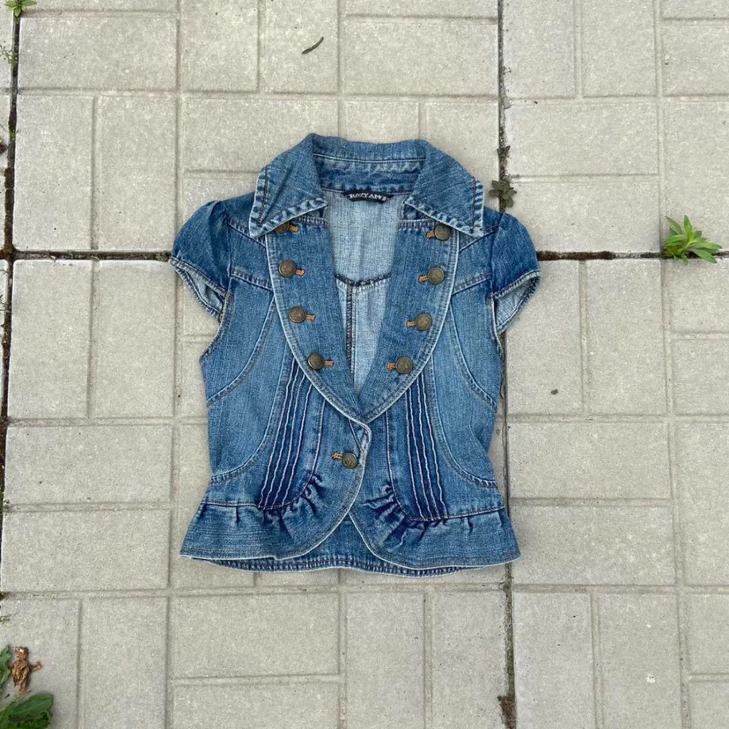 Vintage Denim Top #cleanout