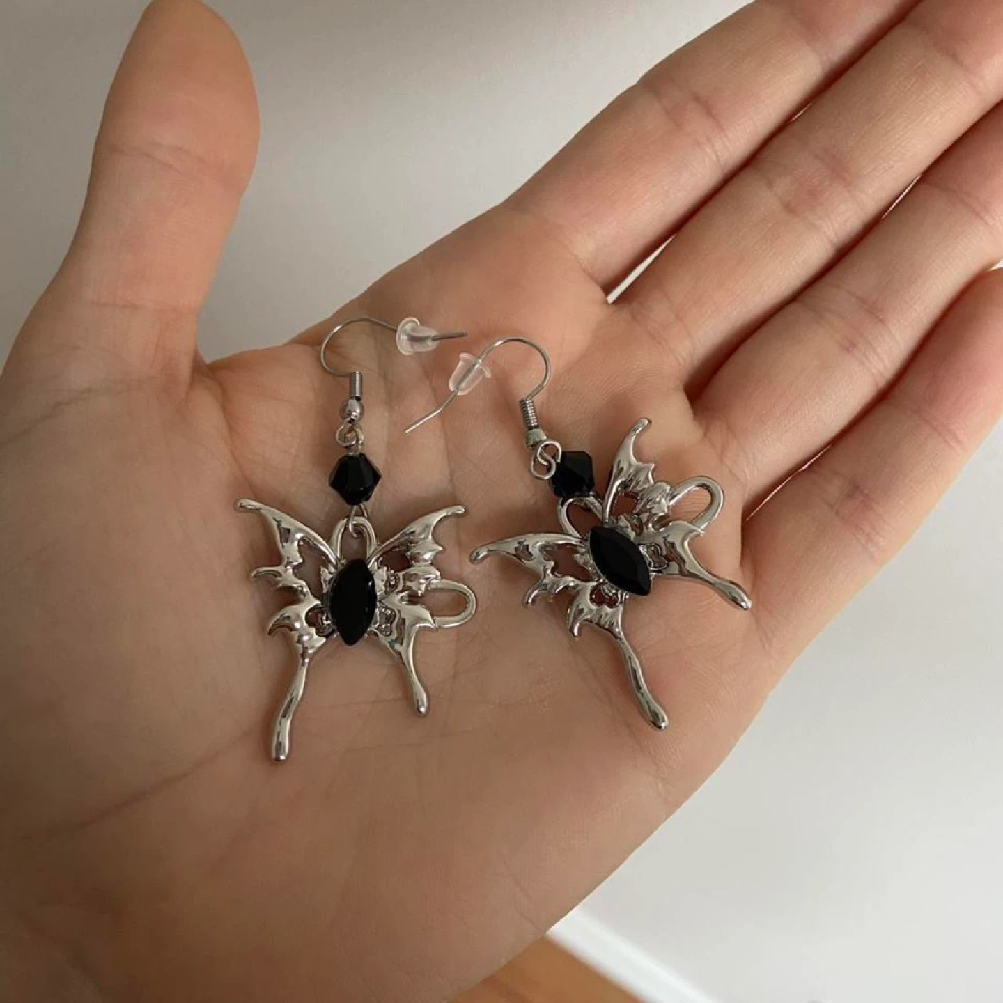 Butterfly Dangle Earrings #cleanout - photo 4