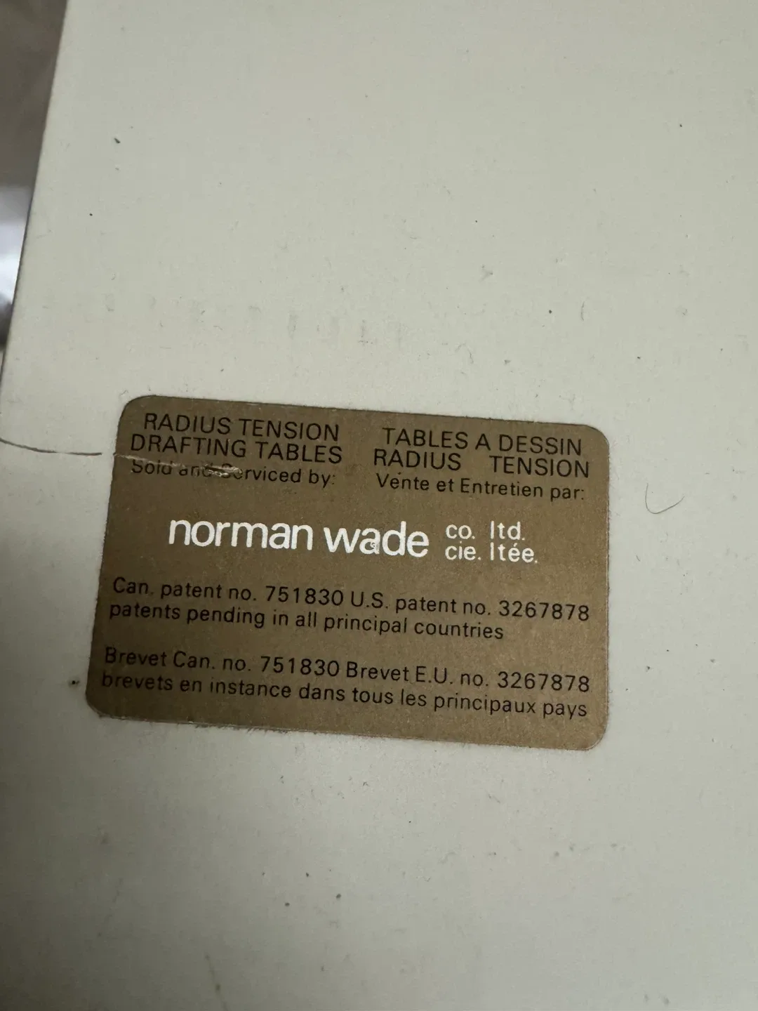 Norman Wade Drafting Table image indicator(2)