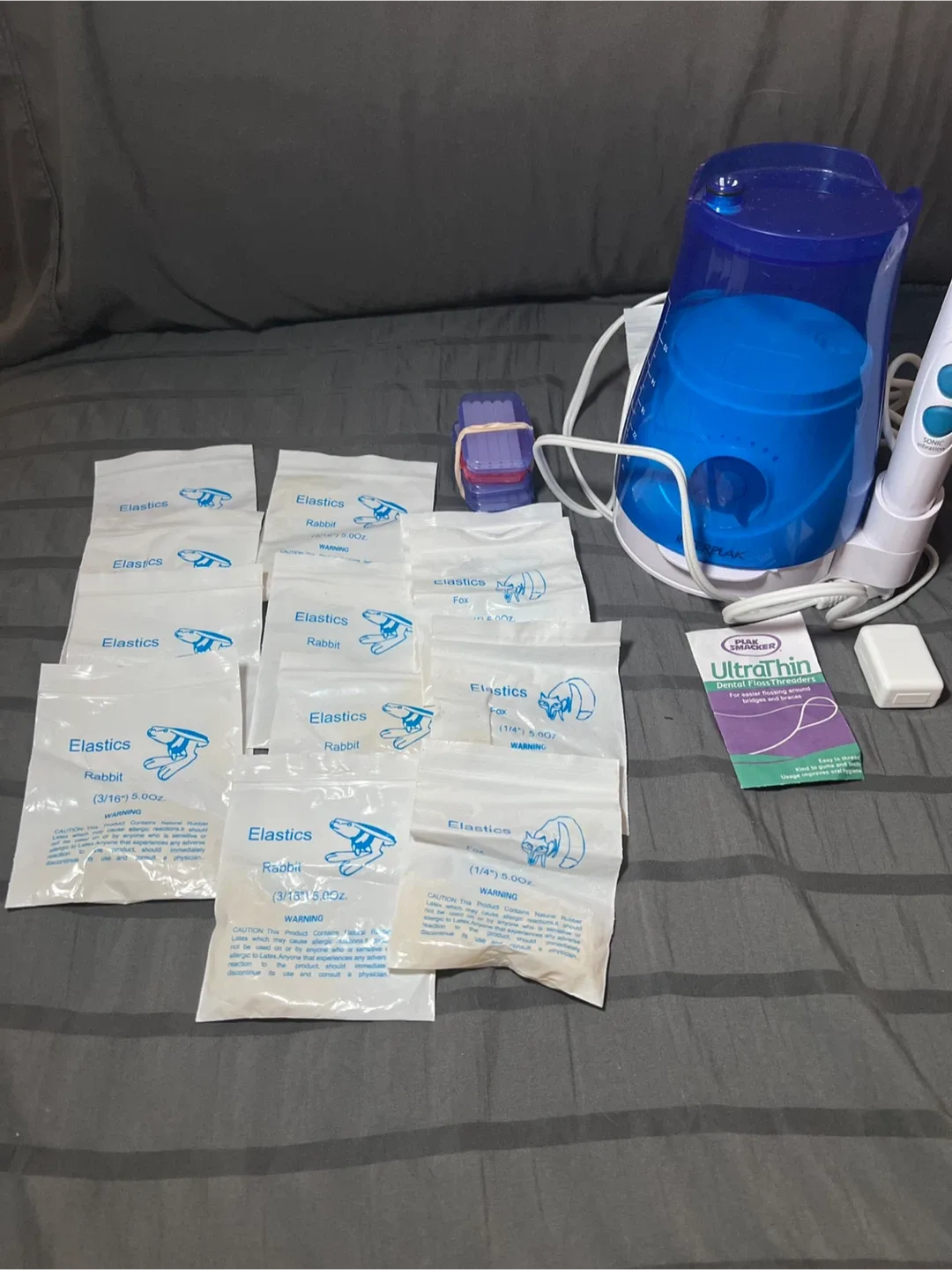 Orthodontic Elastics & Water Flosser