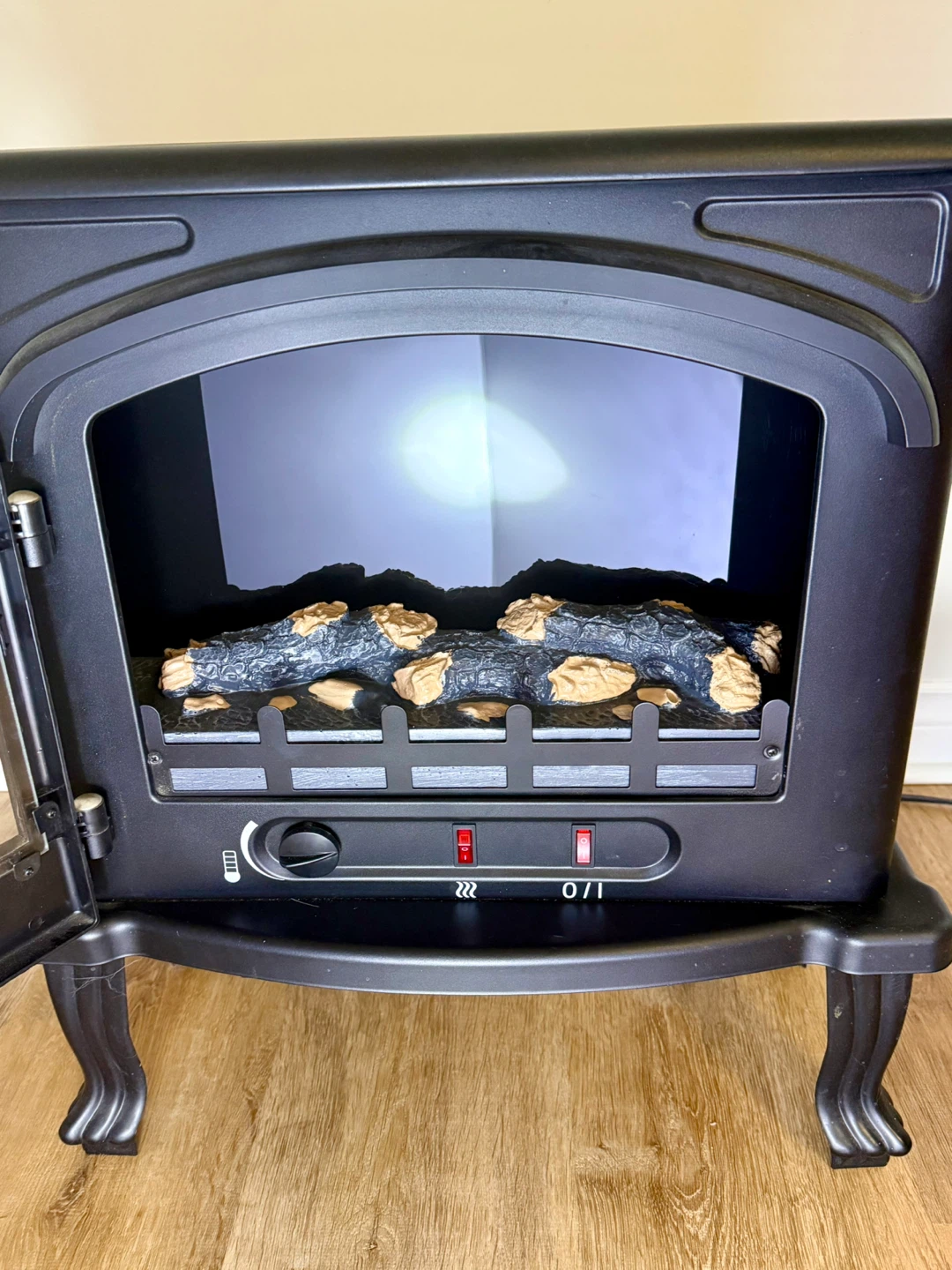Black Electric Fireplace Heater - photo 3