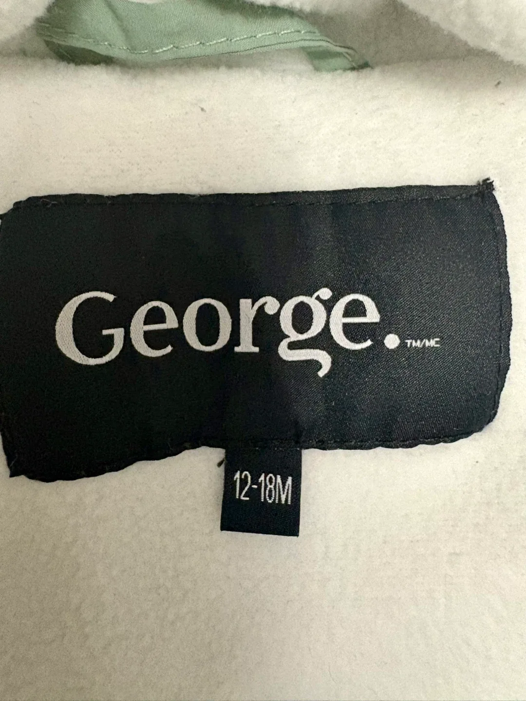 George 12-18M Green Snowsuit image indicator(3)