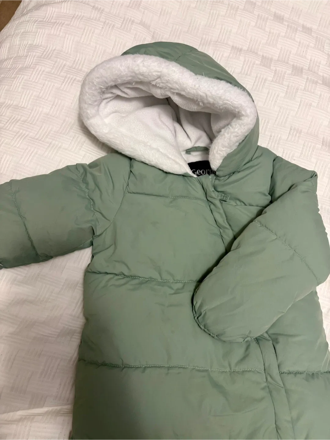 George 12-18M Green Snowsuit