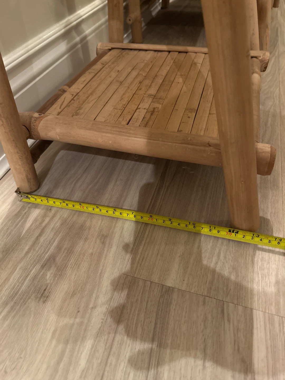 Bamboo Ladder Shelf - 3 Tier - photo 3