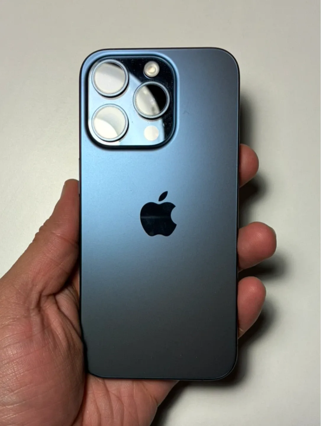 iPhone 15 Pro 128GB Blue titanium 100% battery