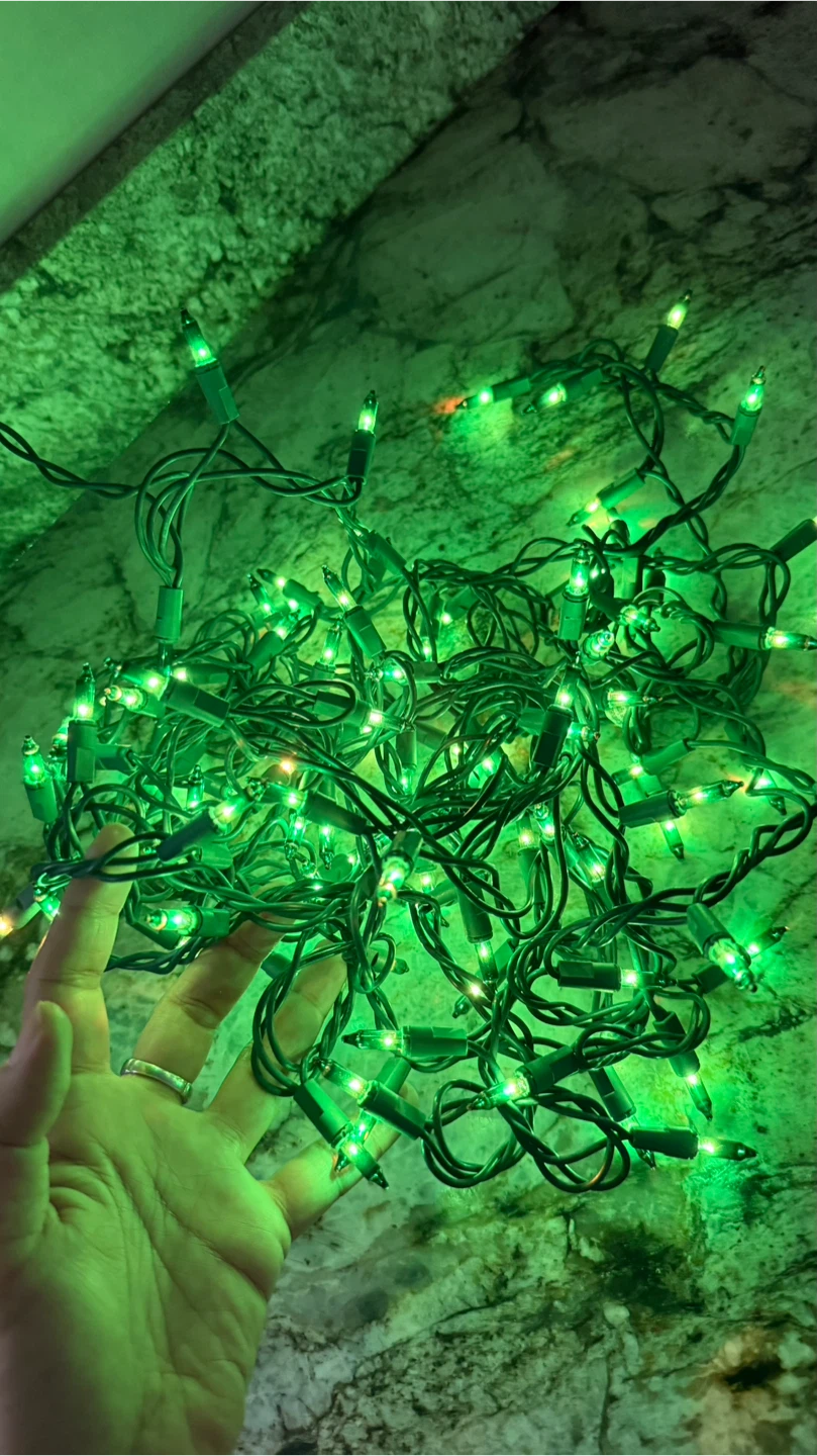 Green Christmas Lights