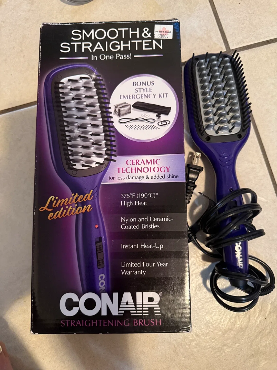 Conair Smooth & Straighten Straightening Brush