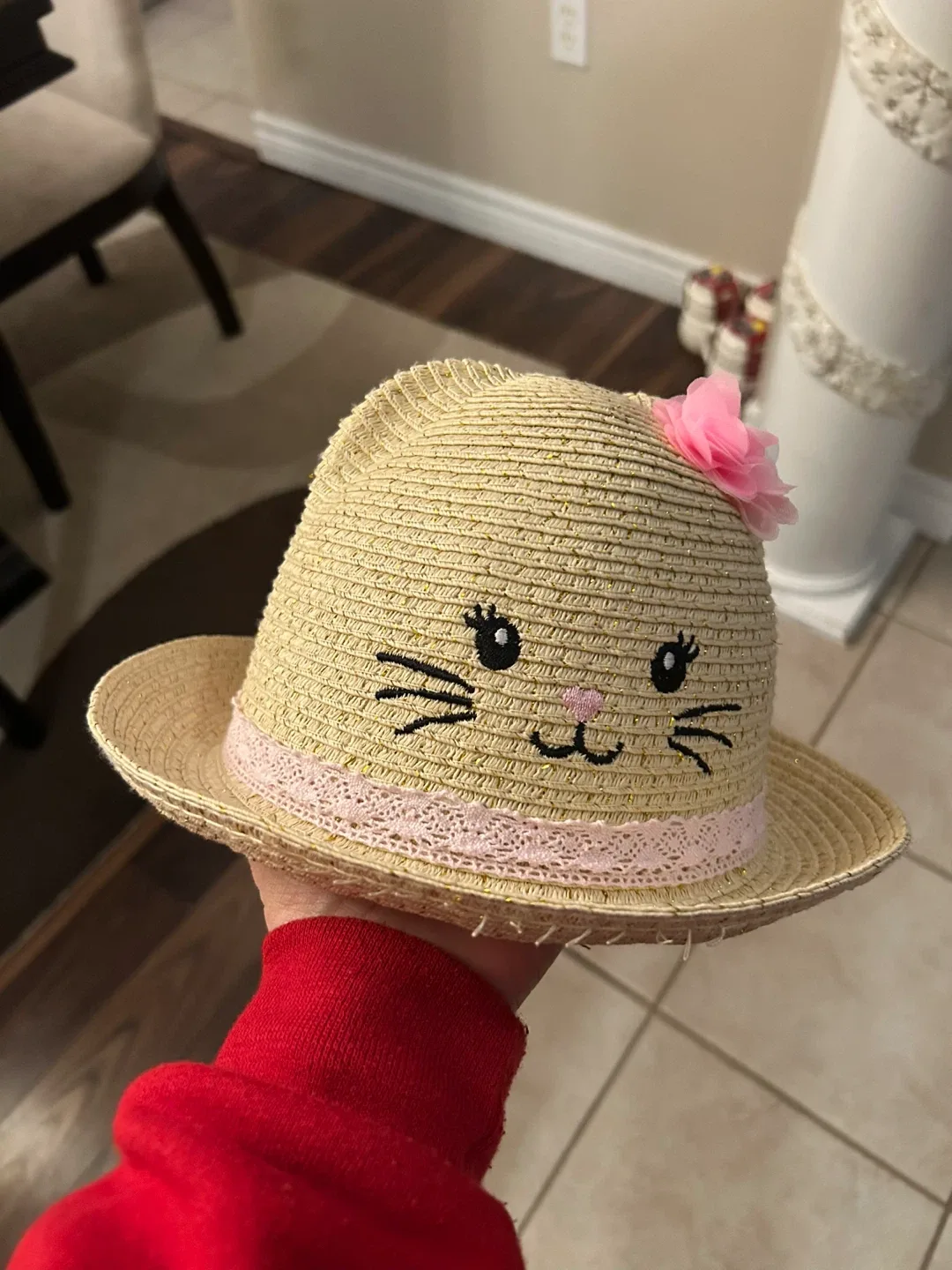Cute Bunny Straw Hat - Kids