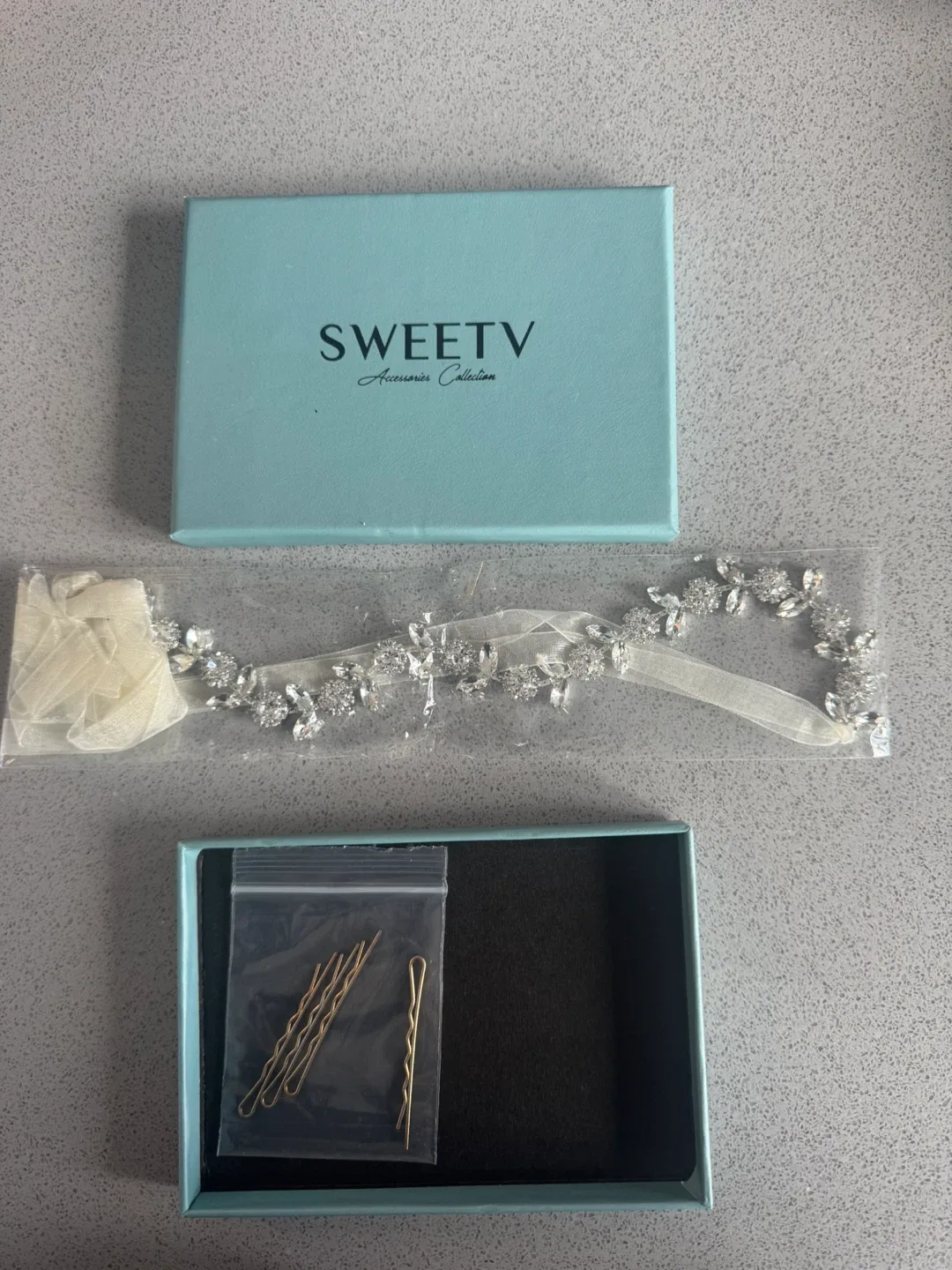 Brand New Flower Girl Headband - Crystal Hair Accessories