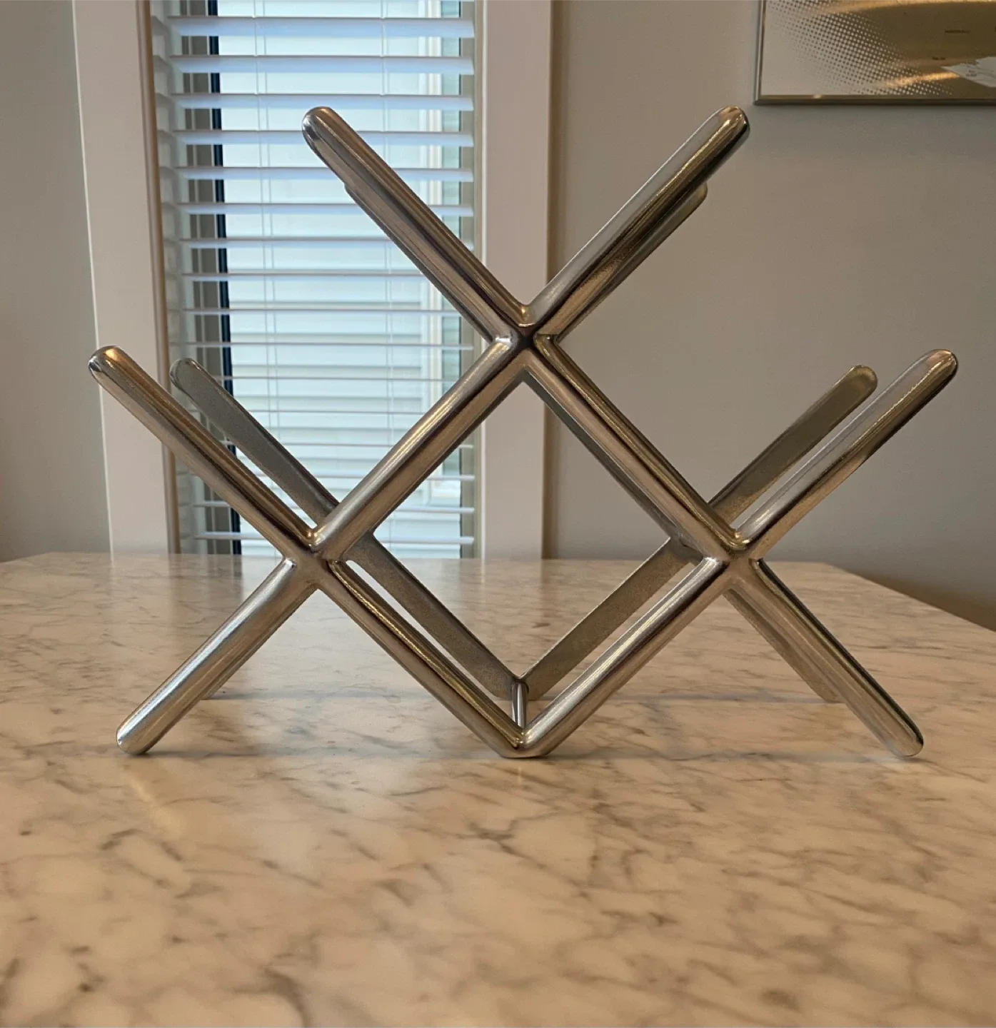 Modern Metal Wine Rack