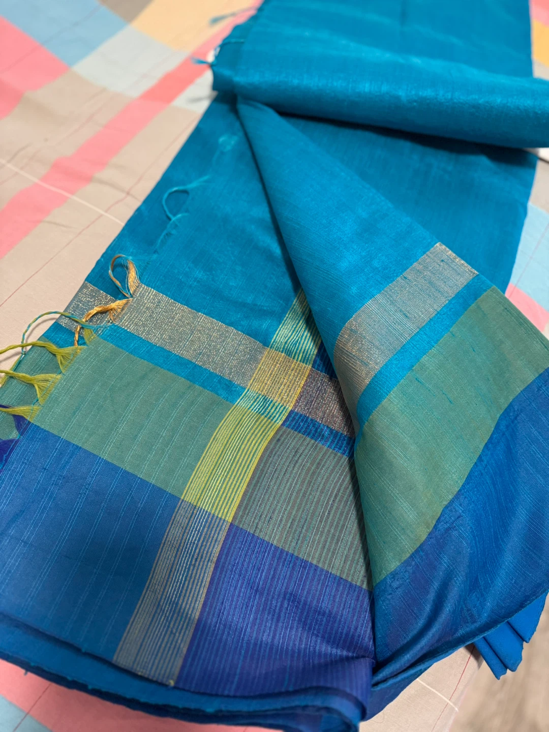 Blue Silk Saree