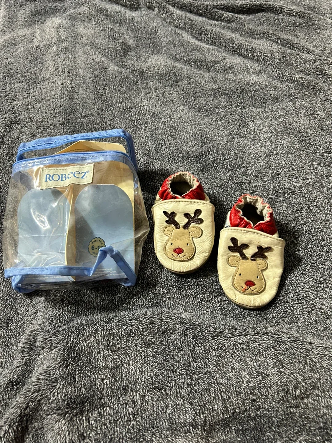 Robeez Reindeer Baby Shoes (6-12 months) image indicator(2)