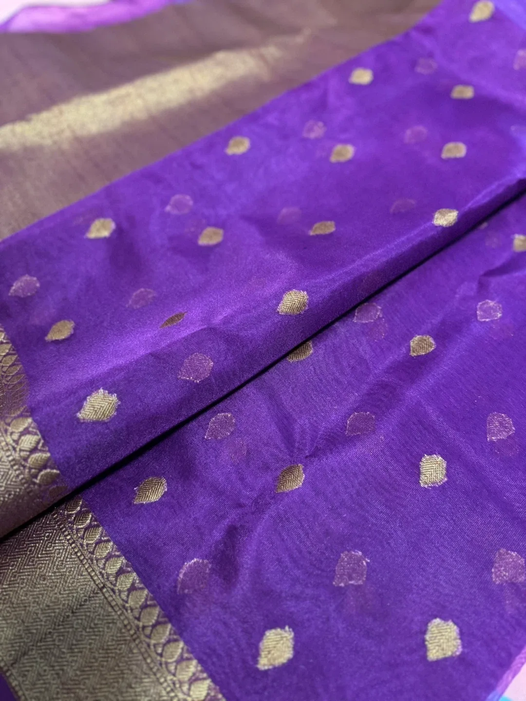 Purple & Gold Sari image indicator(2)