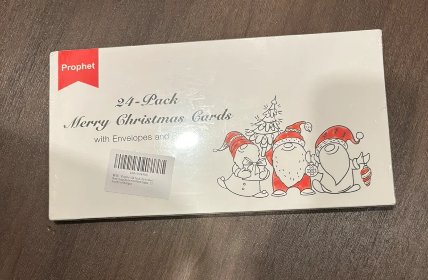 Christmas Cards Set of 24 with Stickers image indicator(7)