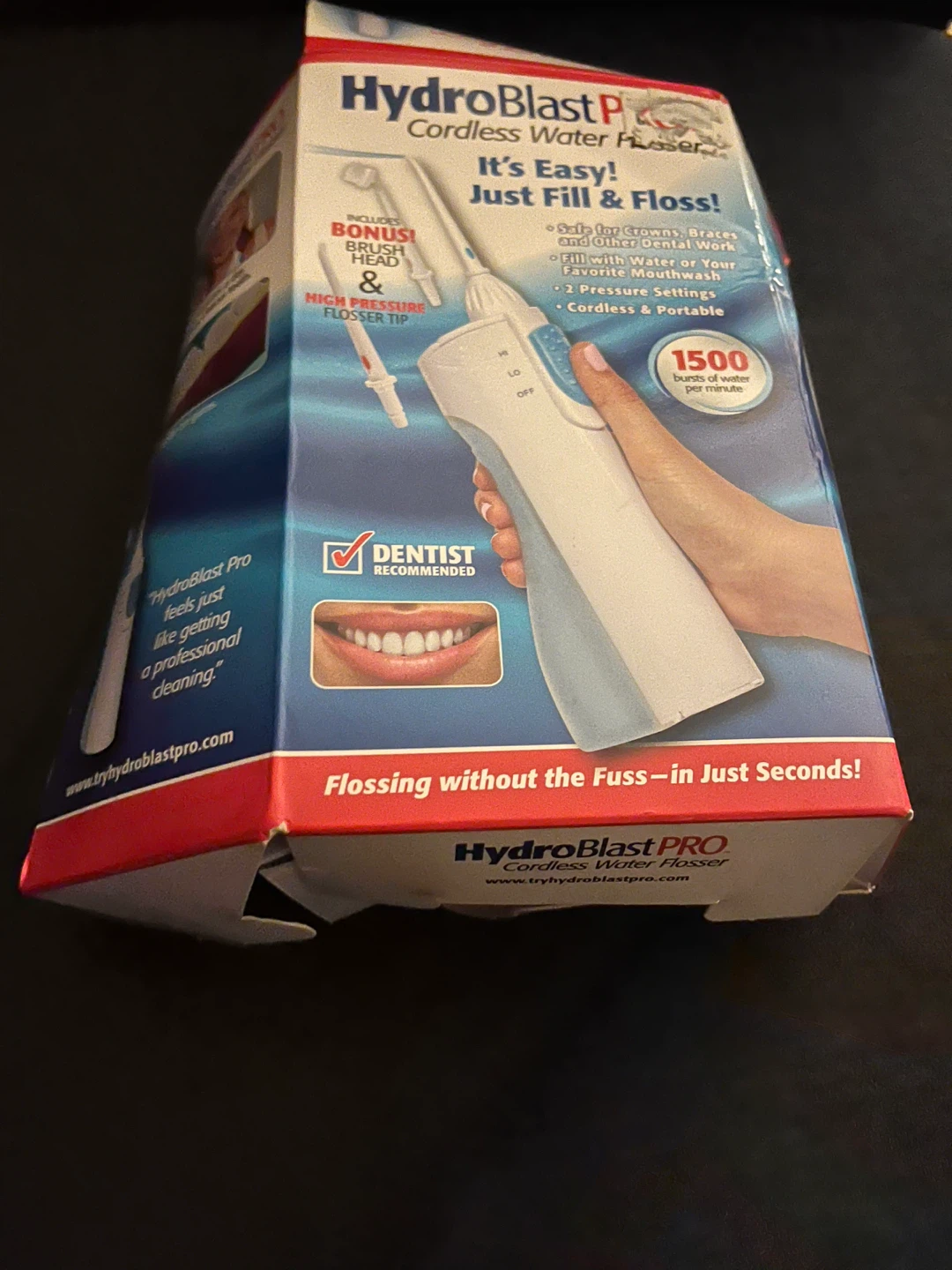 HydroBlast Pro Cordless Water Flosser HBP1500
