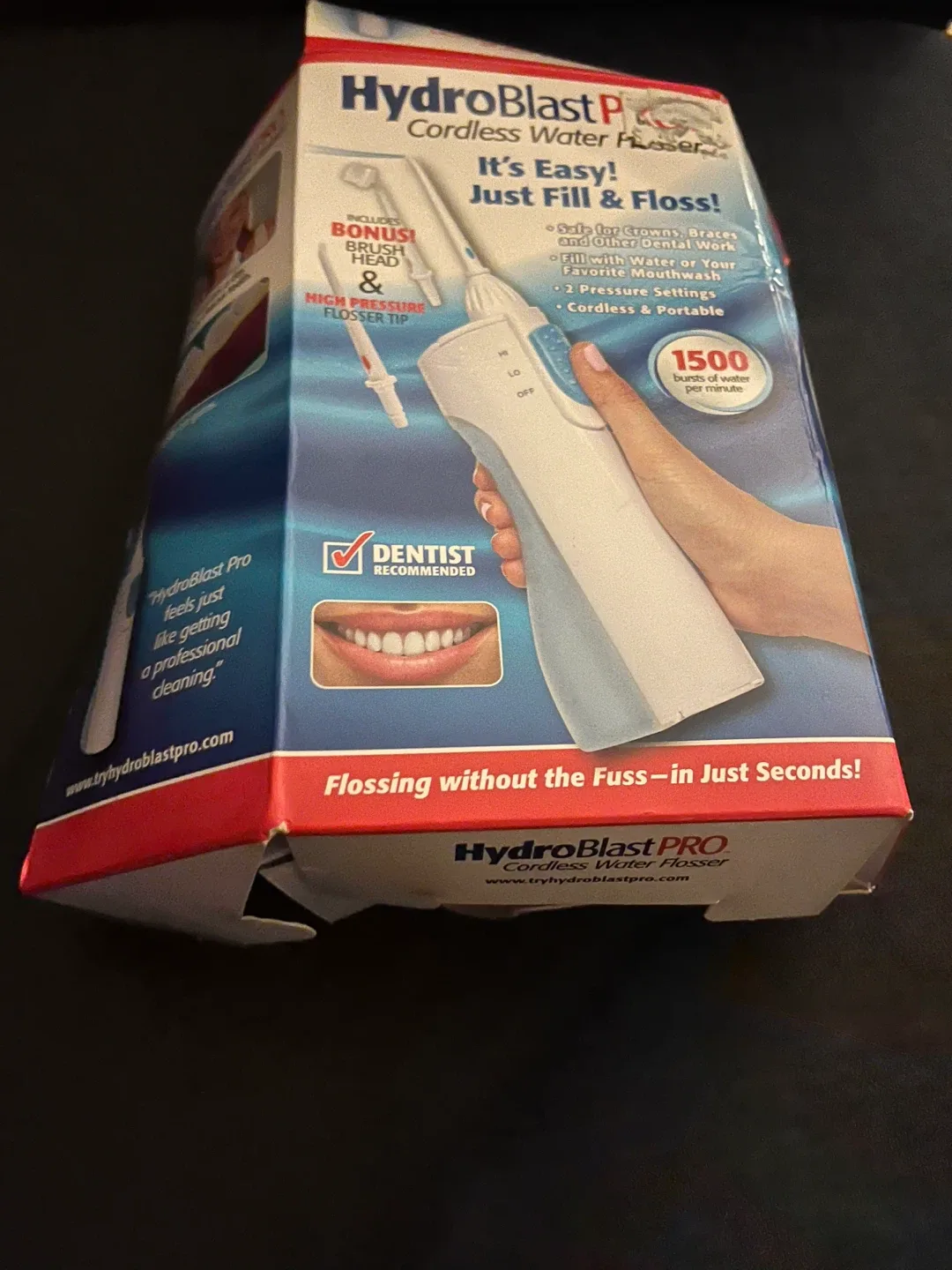 HydroBlast Pro Cordless Water Flosser HBP1500