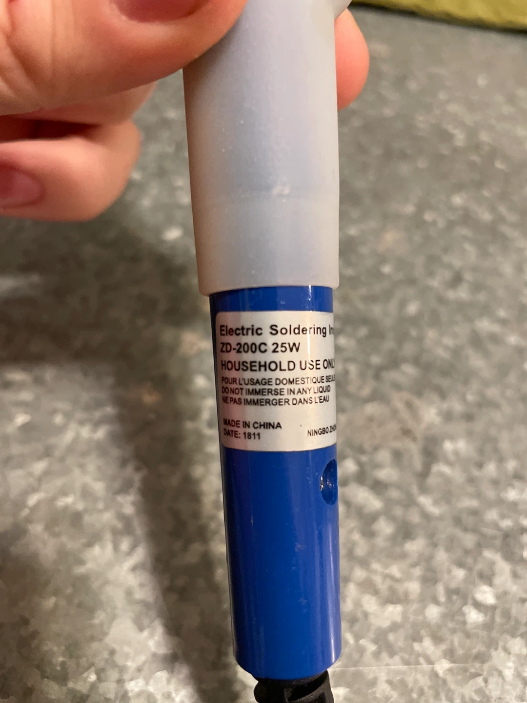 Electric Soldering Iron ZD-200C 25W #cleanout - photo 2