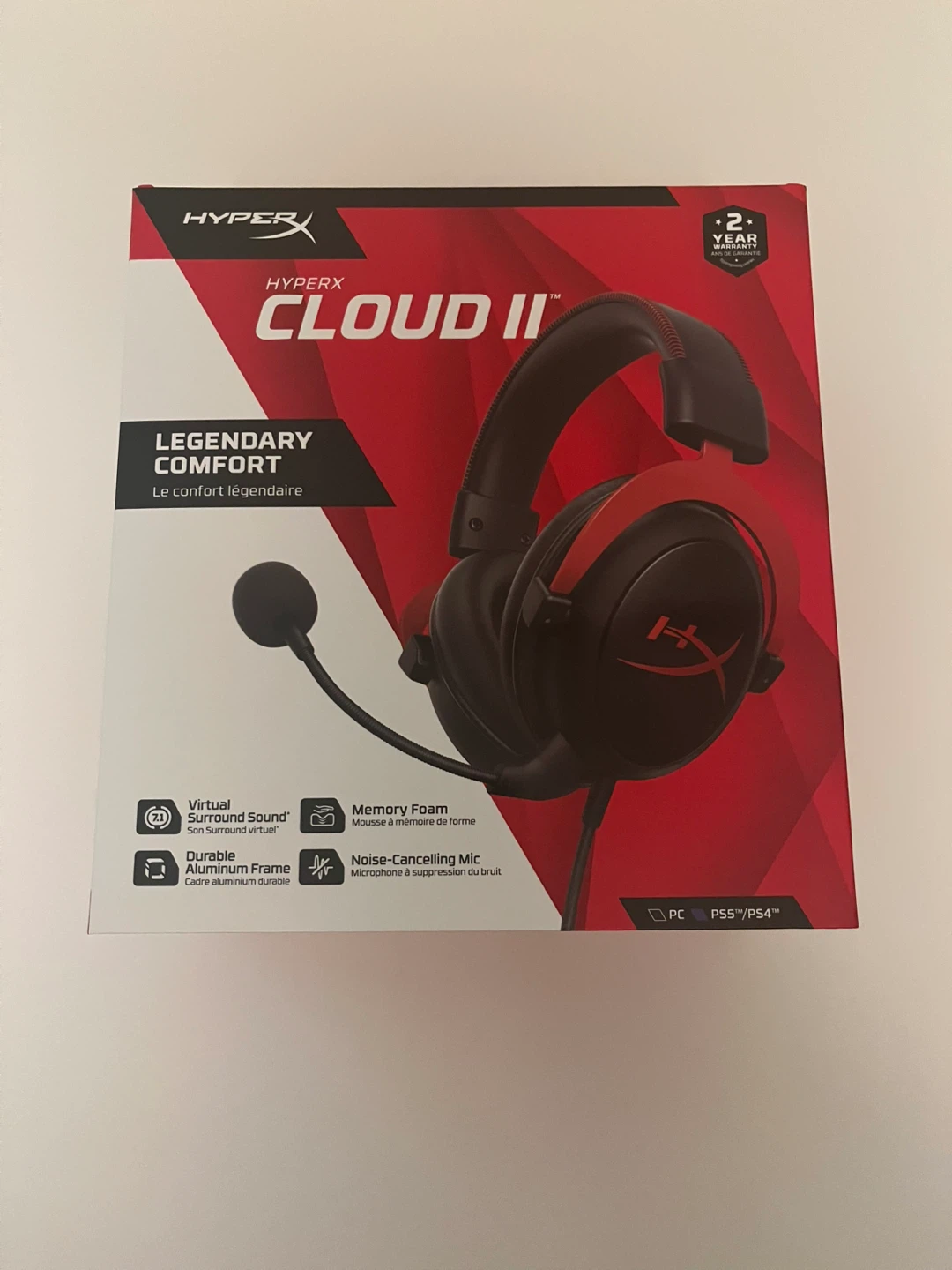 HyperX Cloud II Headset – Brand New (Opened, Never Used)