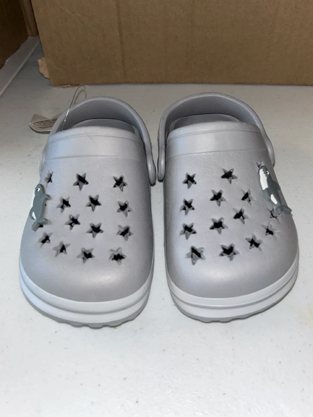 Koala Kids Grey Clogs - Size 6 - New!