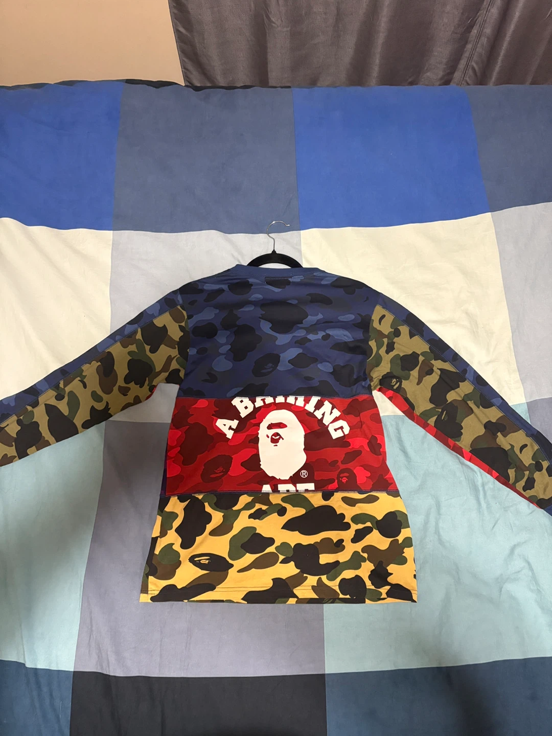 A Bathing Ape Long Sleeve Shirt Size S