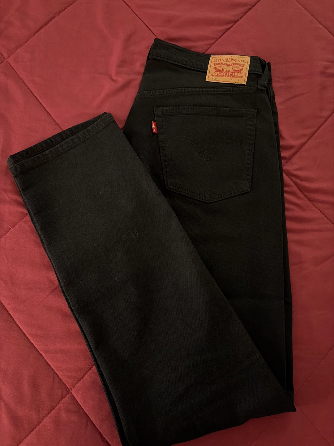 Women’s Levi's 501 Black Jeans