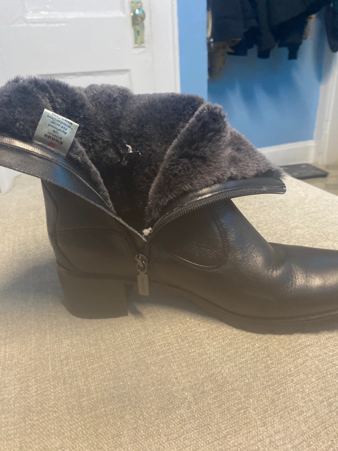 Blondo Black Leather Ankle Boots - photo 3